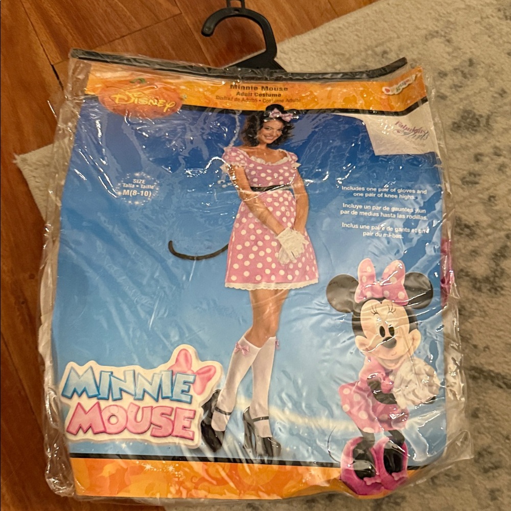 Disney Minnie Mouse Pink and White Dress Costume